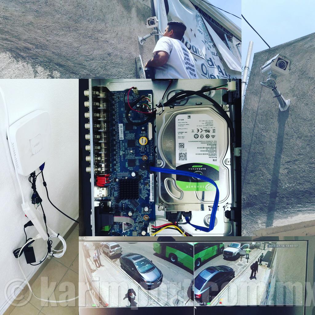 Instalaciones sistemas de seguridad cctv www.karimport.com.mx