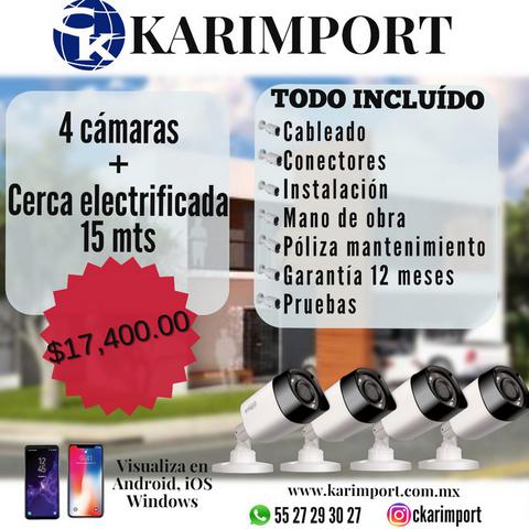 Cámaras y Cerca Electrificada
